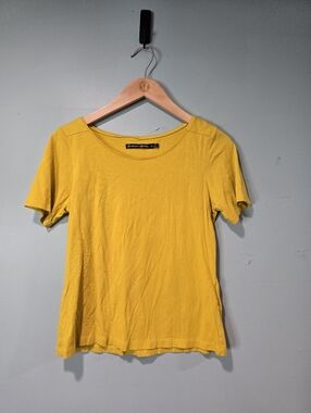Gudrun Sjoden Mystard Gold Yellow T Shirt  Size S